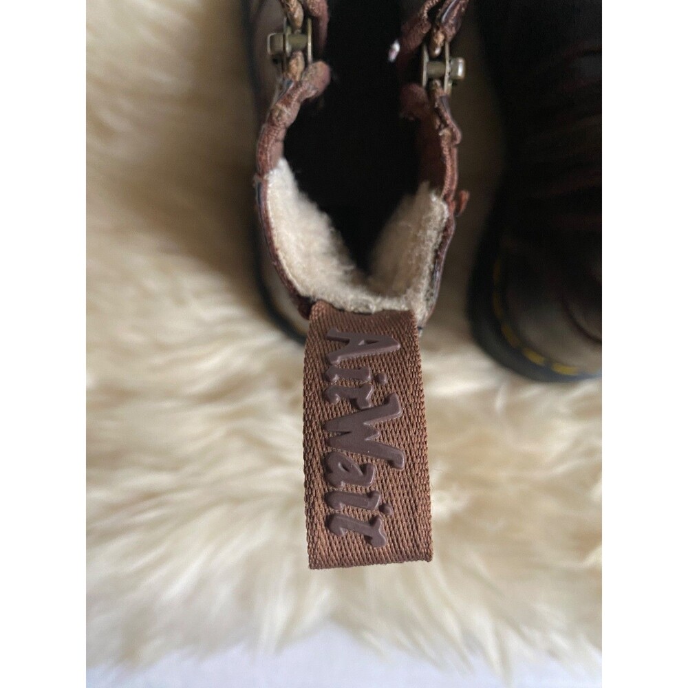 Dr. Martens 2976 Alyson Zip Chelsea Boots Brown Leather Womens Size US 5 EU 36 - Picture 6 of 12